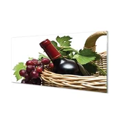 tulup.si Zidna obloga za kuhinju Trash grozdje za vino 125x50 cm