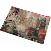 Mapa Panta Plast - London Collection, s  zatvaračem, format A4