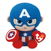 TY Plišana igracka za djecake Marvel Kapetan Amerika