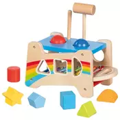 Goki edukativna drvena igračka Hammer Bench sa ksilofonom