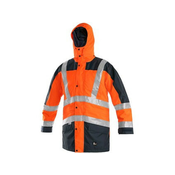 Opozorilna jakna CXS LONDON, 5v1, moška, oranžno-modra, velikost 5,5 mm. M