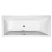 AQUALINE NISA Pravokotna Kopalna Kad 170x80x42cm - Bela Eleganca za Sodobne Kopalnice