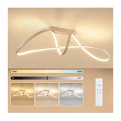 Brilagi-LED plafonski luster sa prigušivacem TWISTER LED/60W/230V 3000-6000K bež+daljinski upravljac