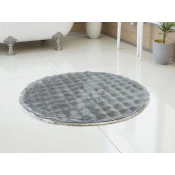 Okrugla Prostirka za kupatilo ?100cm, Svetlosiva