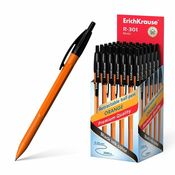 Erich Krause Kemični svinčnik R-301 orange 0,7, črn Matic, 50 KOS