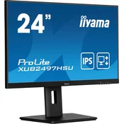 IIYAMA monitor XUB2497HSU-B2, 24, 1920 x 1080 (Full HD), IPS, 100 Hz, HDMI, DP, Zvucnici