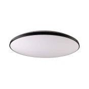 LED Zatemnitvena stropna svetilka KERN LED/80W/230V pr. 80 cm črna + Daljinski upravljalnik