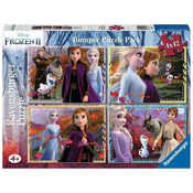Ravensburger Puzzle Ice Kingdom 2: Destiny čaka 4x42 kosov