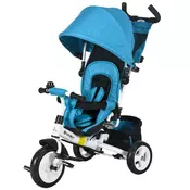 Homestar Trosilka 6-v-1 z gumbom za potiskanje in snemljivo streho 102x49x102 cm Modra