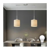 Eglo - LED lestenec na kablu TUNJA 2xE27/60W/230V kremna