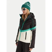 Roxy Smučarska jakna Peak Chic Softshell Jk ERJTJ03512 Črna Slim Fit