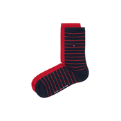Tommy Hilfiger Womans 2Pack Socks 100001494007 Navy Blue/Red
