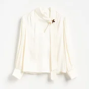 Reserved - LADIES` BLOUSE & BROOCH