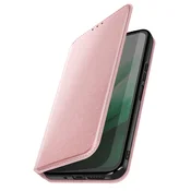 AVIZAR Etui za Xiaomi Redmi 15 5G serije Classic z držalom za kartice in video stojalom, Šampanjec roza, (5000189963)