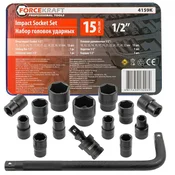 FORCEKRAFT Set ratastnih nastavkov 1/2 10-32mm 6-kraki