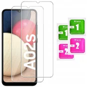 shumee 2x kaljeno steklo za Samsung Galaxy A02s glass 9H | 2 kosa