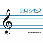 Fabriano 17x24 cm 16-stranični notni blok 19100379
