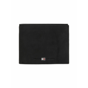 Velika moška denarnica Tommy Hilfiger Johnson Trifold AM0AM00665 Črna