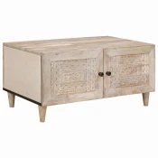 Kava Stol Bijela 80 x 54 x 40 cm Konstruirano drvo