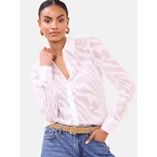 Lipsy Bluza roza/bela