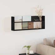 Polica za casopise Crni hrast 80 x 12 x 30 cm Konstruirano drvo