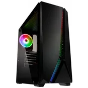 Kolink Quantum RGB Midi-Tower, TG, črno QUANTUM