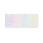 GENESIS igralna tipkovnica THOR 230/TKL/RGB/Outemu Rdeča/Brezžični USB + Bluetooth/US layout/Bela NKG-2165