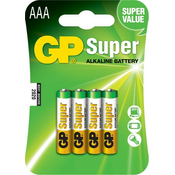 Baterije GP LR03 (AAA) Super alkalne (4 kosi)