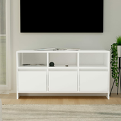 TV ormaric bijeli 102 x 37,5 x 52,5 cm od konstruiranog drva