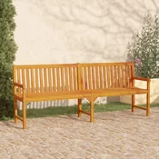 vidaXL Vrtna klop 219 cm trden akacijev les