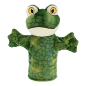Keel Toys SE3077-8 Keeleco Žaba - eko plišasta lutka za roko 27 cm