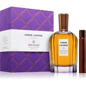 Molinard La Collection Privée Ambre Lumiere set: EDP 90 ml + deodorant roll-on 7,5 ml unisex