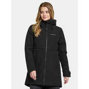 Didriksons HELLE WNS PARKA 5, ženska jakna za planinarenje, crna 504301