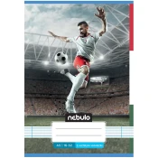 Nebulo: Speta črtasta nogometna beležnica za 2. razred, format A/5, 16–32 strani
