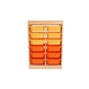 Hanah Home Komoda Oak Organizer, 66x93x42.5 cm, Hrast