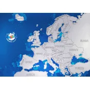 Scratch it! EUROPA  | karta za otkrivanje Europe