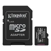 MEM SD MICRO 256GB Kingston Canvas Select Plus + Adapter SDCS3/256GB