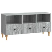 Vidaxl TV omarica Siva Sonoma 102 x 34,5 x 50 cm Konstruirano leseno