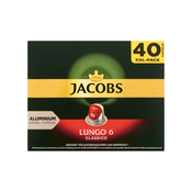 Jacobs Lungo Classico (6) Nespresso kompatibilne kapsule, 40 kom