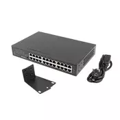 LANBERG SWITCH RSGE-24 24X 1GB UNMANAGED GIGABIT ETHERNET RACK 19