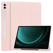 Etui Techsuit Flex Trifold z držalom za pisalo za Tab S10 Plus/Tab S9 Plus/Tab S9 FE Plus - pink