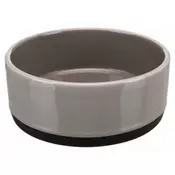 KERAMICKA POSUDA SA GUMOM 0,75l/16cm siva