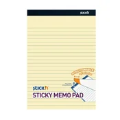 Lepljivi blok Stickn Hopax, rumene črte, 25,4 x 17,8 mm, 50 listov