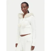 Juicy Couture Pletena jopica JCWAS226309 Kremna Regular Fit