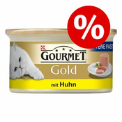 52 + 8 gratis! Gourmet Gold 60 x 85 g - Rafinirani ragu - tuna