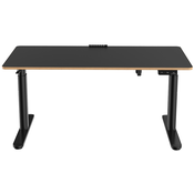 Ultradesk PULSAR otroška delovna miza, električno nastavljiva višina, 120X60 cm, 55-81 cm črna