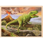 Drvena slagalica Goki - Tiranosaur Rex
