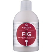 Kallos Cosmetics Fig hranljiv šampon za šibke in poškodovane lase 1000 ml za ženske