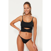 Trendyol Black Brazilian Bikini Bottom