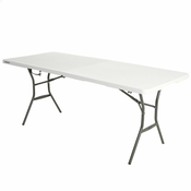 Sklopivi stol Lifetime Bijela 185 x 74 x 76 cm Celik Plastika
